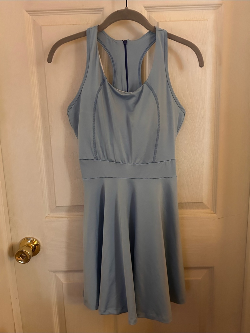 SHEIN Sky Blue Casual Racerback Mini Dress Size S